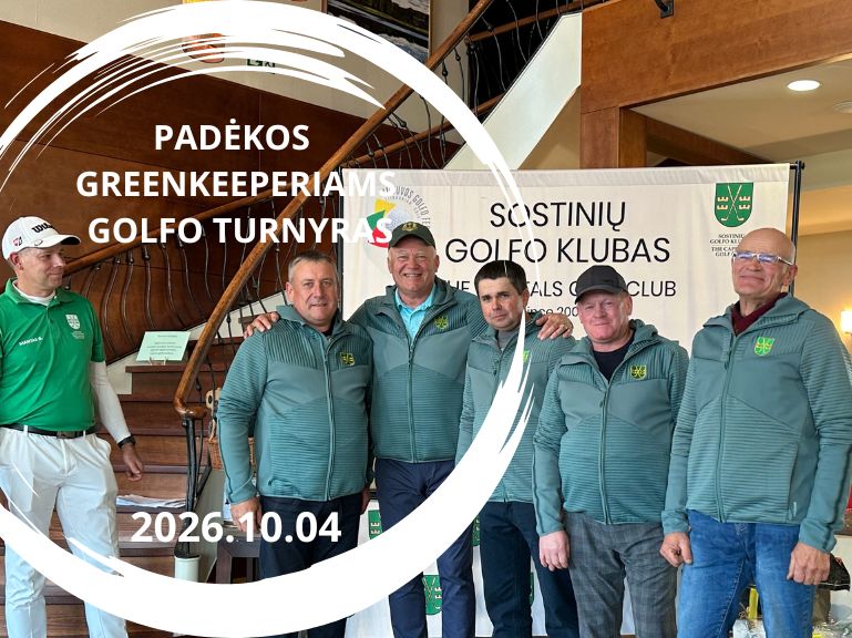 Padėkos Greenkeeperiams turnyras scramble formatu