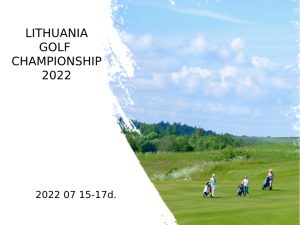 Lithuanian golf championship