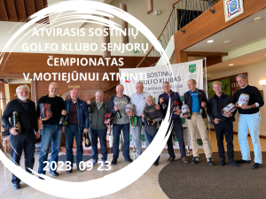 V. Motiejūno atminimo turnyras – Atvirasis Sostinių golfo klubo senjorų čempionatas