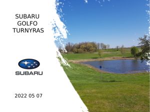 Subaru golfo turnyras